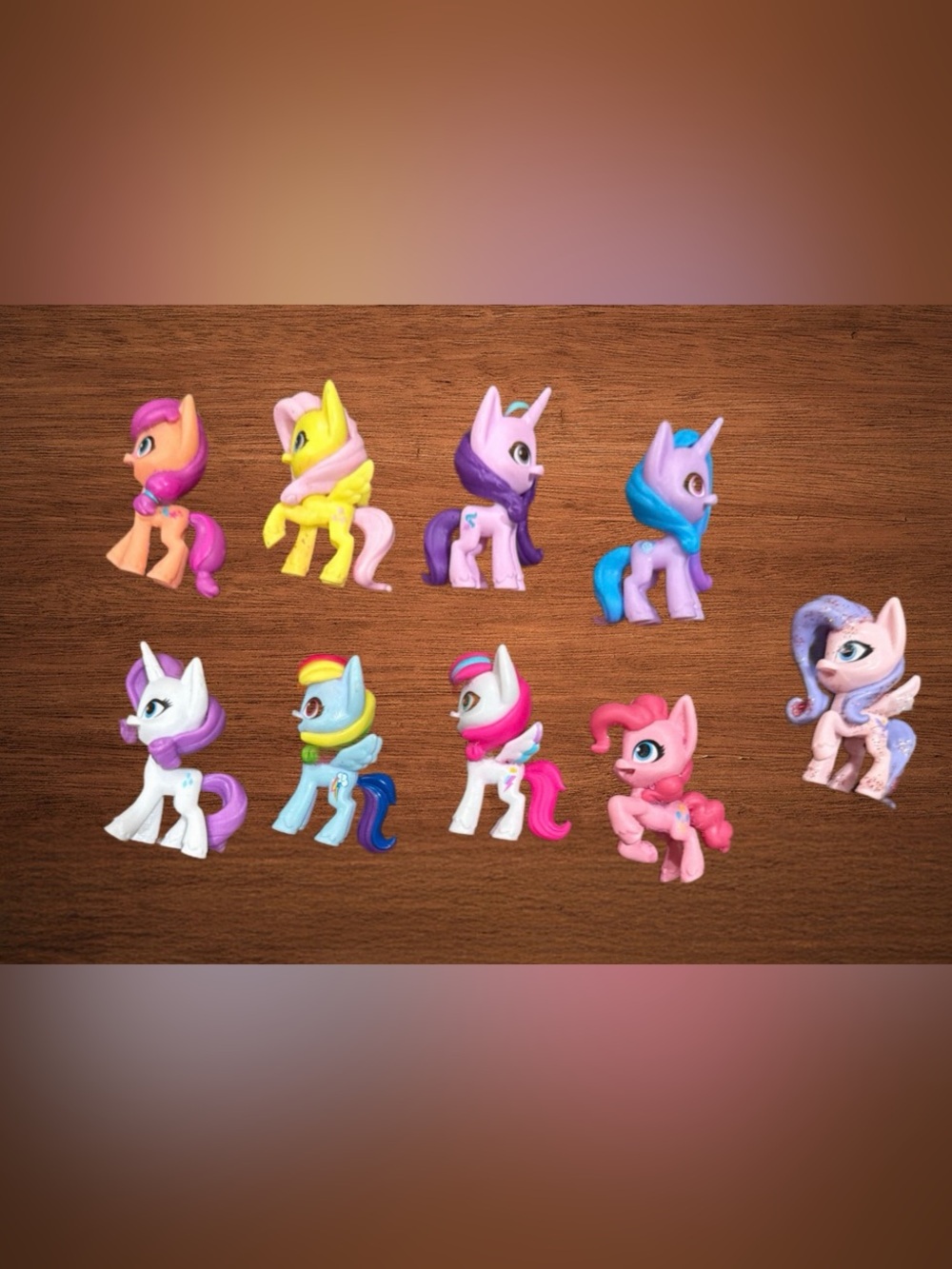 MY LITTLE PONY FRIENDSHIP MINI FIGURES 1,5” LOT OF 9 toys